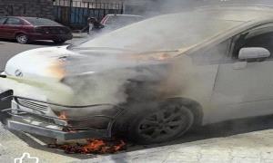 حريق مفاجئ يحوّل باصًا إلى رماد في المنصورة 