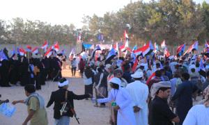 المهرة تشهد حشدا جماهيريا يجدد التفويض للمجلس الانتقالي الجنوبي(بيان)