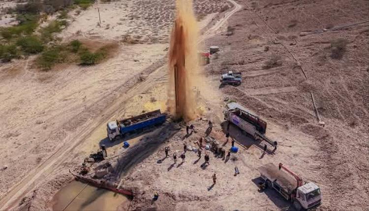 برعاية محافظ شبوة مياه الريف تدشّن مشروع حفر بئر ارتوازية بمنطقة البويردة – مديرية جردان