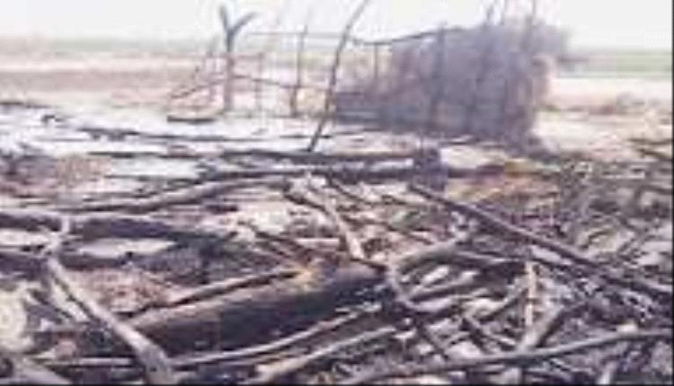 حريق مدمر يكشف هشاشة مساكن نازحي الخوخة
