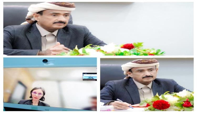 محافظ شبوة يبحث مع السفيرة الفرنسية كاثرين كورم آفاق التعاون والتنسيق المشترك