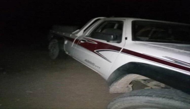 قوات الحزام الأمني تستعيد طقما منهوبا وتقبض على المتورطين في أبين