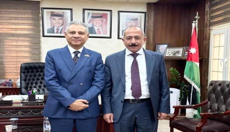 السفير فقيرة يناقش مع مسؤول أردني آفاق تعزيز العلاقات الثنائية

