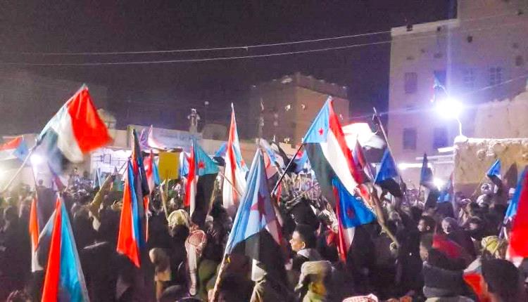 شباب الغضب يشاركون في المسيرة السلمية بمنطقة بور تجديدا للعهد ودعما للرئيس الزبيدي