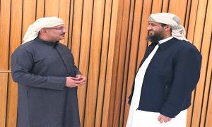 المحرّمي يبحث مع طارق صالح المستجدات السياسية والعسكرية المتصلة بجهود إنهاء الانقلاب الحـ.ـوثي 
