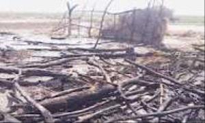 حريق مدمر يكشف هشاشة مساكن نازحي الخوخة
