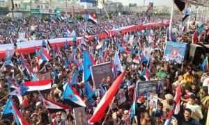 حشد غير مسبوق لمليونية الثبات والتصعيد الشعبي في العاصمة عدن "صور"