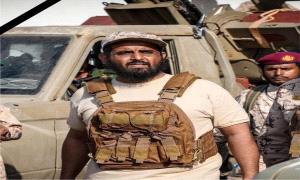 قائد قوات محور سبأ يعزي في وفاة قائد اللواء 31 عمالقة