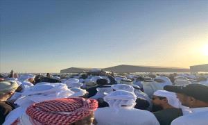 تشييع جثمان الرئيس السابق علي سالم البيض إلى مقبرة بني ياس في أبوظبي