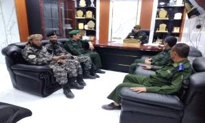 الشوحطي يستقبل قيادة كتيبة حرس المنشآت في لحج ويؤكد: نعمل بعقلية الدولة ونحمي الممتلكات العامة والخاصة