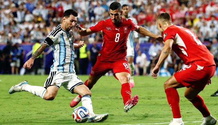 الأرجنتين تتجاوز سويسرا وتضرب موعدًا مع إنجلترا في نصف نهائي كأس العالم