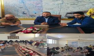 اليزيدي يوجه بتعزيز روح العمل الواحد والانضباط الوظيفي وتحسين الإيرادات ..