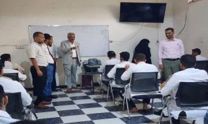 الشعيبي يتفقد سير الإمتحانات في جامعة خليج عدن الدولية ويدفع بعجلة التطوير الأكاديمي