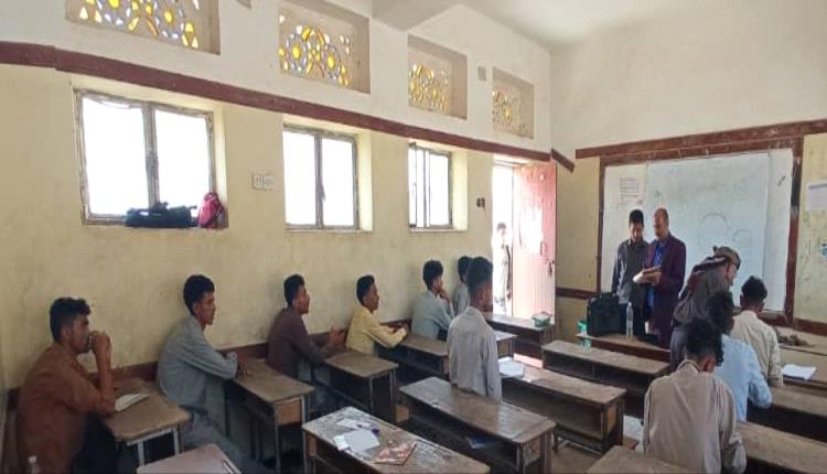 انطلاق الامتحانات النهائية بمركز ثانوية الفقيد الحكم في منطقة لنجود بالشعيب