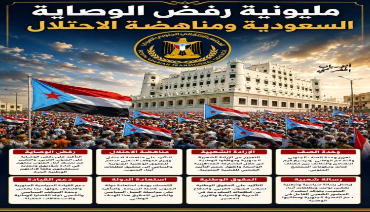 أهداف مليونية رفض الوصاية السعودية ومناهضة الاحتلال
