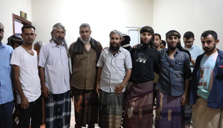 أهالي أسرى القوات المسلحة الجنوبية المحررين يستقبلون أبناءهم بفرحة كبيرة