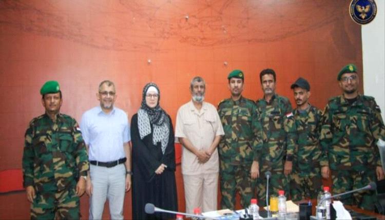 اللواء الجمالي يلتقي رئيسة بعثة اللجنة الدولية للصليب الأحمر بالعاصمة عدن