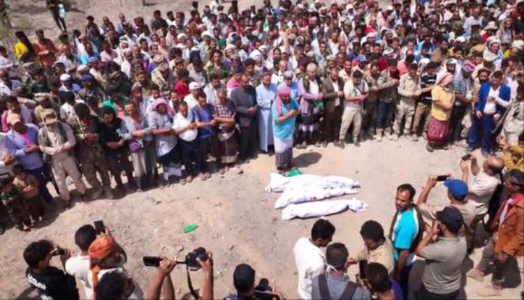 الضالع تودّع ثلاثة شهداء من ضحايا حادث الريبي
