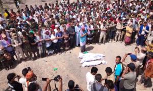 الضالع تودّع ثلاثة شهداء من ضحايا حادث الريبي