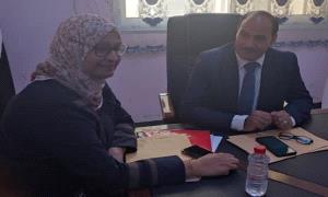 رئيس جامعة خليج عدن الدولية يلتقي رئيسة مجلس الاعتماد الأكاديمي وضمان الجودة