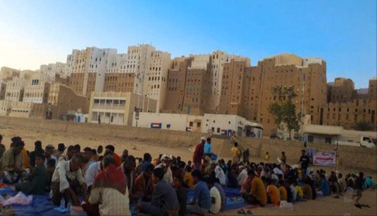 إقامة إفطار الوفاء لشهداء الجنوب في شبام