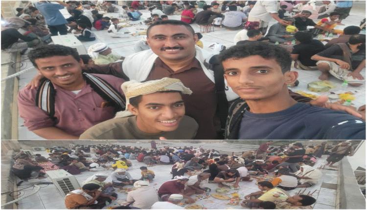 للسنة الخامسة على التوالي.. شباب “الخاملة” بأبين ينظمون إفطاراً جماعياً لأهالي المنطقة