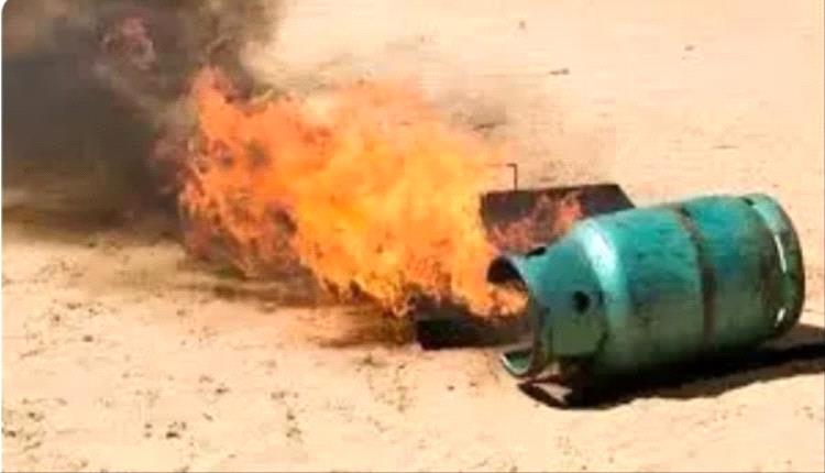 انفجـ..ـار اسطوانة غاز يصيب أم وطفلتها بجـ.ـروح خطيرة في عدن