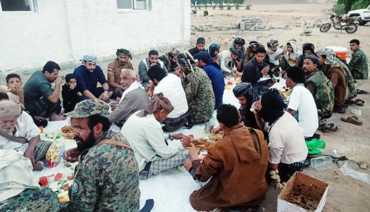 قوات الطوارئ بالأمن الوطني بمحافظة أبين تقيم مأدبة إفطار جماعي على روح الفقيد صالح مقبل سلٌام