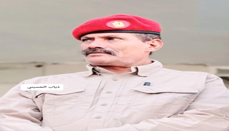 الهدف قائد القوات البرية الجنوبية يُعزي أسرة المناضل العميد علي محسن الجعدي بوفاته