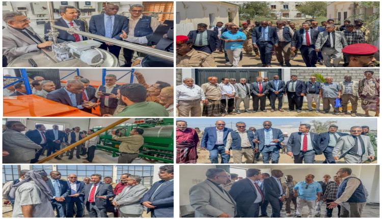 لحج  :الحالمي ووكيل وزارة الزراعة والقائمَ بأعمال الممثل المقيم لمنظمة (الفاو) يطلعوا على مشاريع تنموية زراعية بالمحافظة  