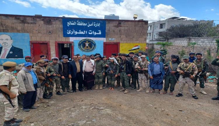 مدير عام شرطة الضالع يتفقد الوحدات الأمنية بالمحافظة ويشدد على الإنضباط الأمني