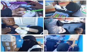 الحكمة تواصل تشغيل عيادتها الطبية المتنقلة في رمضان بعدن