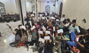 لجنة المسابقات الرمضانية تختتم مسابقات الاطفال بقرية ثوان 
