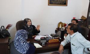 فريق المسح الأولي للكفاءات ينفذ نزولاً ميدانياً إلى مديرية خورمكسر