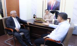 الحالمي يتفقد سير العمل في انتقالي العاصمة عدن