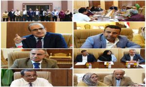 وزير الصحة يلتقي وفد جامعة رستوك الألمانية