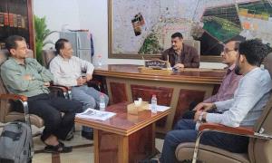 مدير عام المنصورة يناقش أوضاع وأداء مستشفى مايو الجراحي