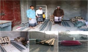 بدعم من منظمة البحث عن أرضية مشتركة...مدير عام حالمين يتسلم كميات مشروع الضغط العالي للكهرباء