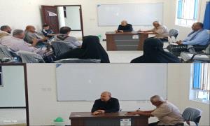 مدير عام تبن يترأس اجتماعا طارئا للجنة الطوارئ بالمديرية لمواجهة تداعيات المنخفض الجوي