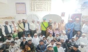 اختتام دورة تعليمية متميزة في العلوم الشرعية بمسجد السيد علي السقاف بأبين