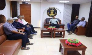 الحالمي يطلع على أوضاع حضرموت ويشيد بمشاركة أبناء المحافظة في مليونية الثبات والقرار بالعاصمة عدن