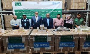 عدن : بدعم مركز الملك سلمان.. توزيع شحنة أدوية الملاريا المنقذة للحياة