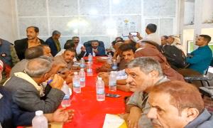 محافظ الضالع يطلع على الأوضاع العامة في مديرية قعطبة