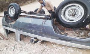 تفاصيل نجاة سائق بأعجوبة بعد جرف سيارته