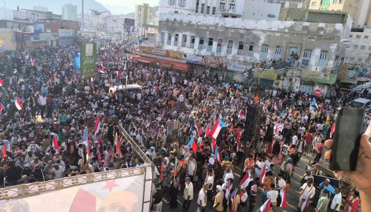 انتقالي شبوة: زخم جماهير مليونية المكلا يعكس الوعي الوطني الجنوبي