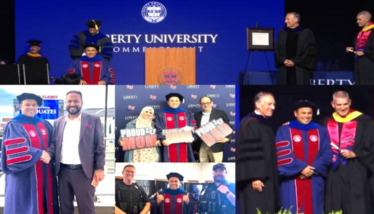 جميل الطاهري ينال درجة الدكتوراه في العدالة الجنائية من جامعة ليبرتي الأمريكية