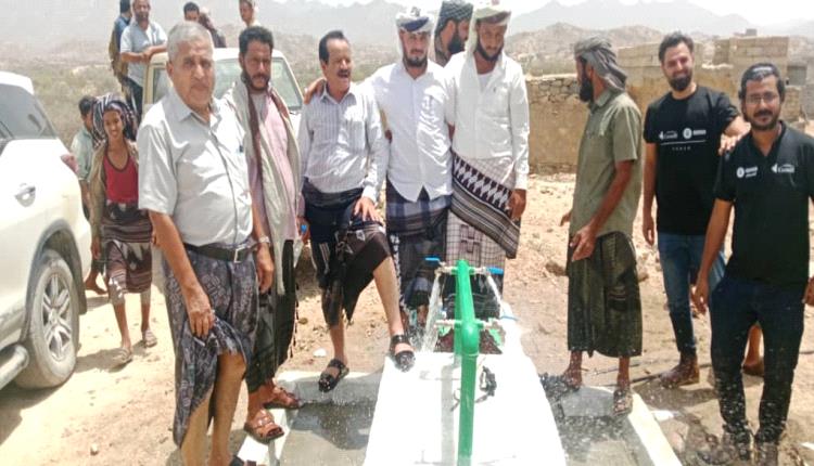 لحج .. افتتاح مشروع بئر مياه قرى "اللحف" بوادي ذر الأعلى بـ كرش القبيطة
