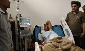 رئيس تنفيذية انتقالي سقطرى يزور الشيخ سليف عباس في مستشفى خليفة بن زايد