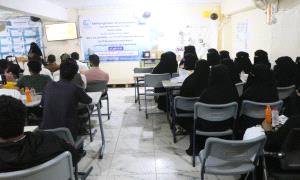 طلاب طب الأسنان بجامعة خليج عدن الدولية ينظمون فعالية توعوية