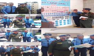 وكيل وزارة الداخلية يزور شرطة السير بعدن ويشيد بجهودها